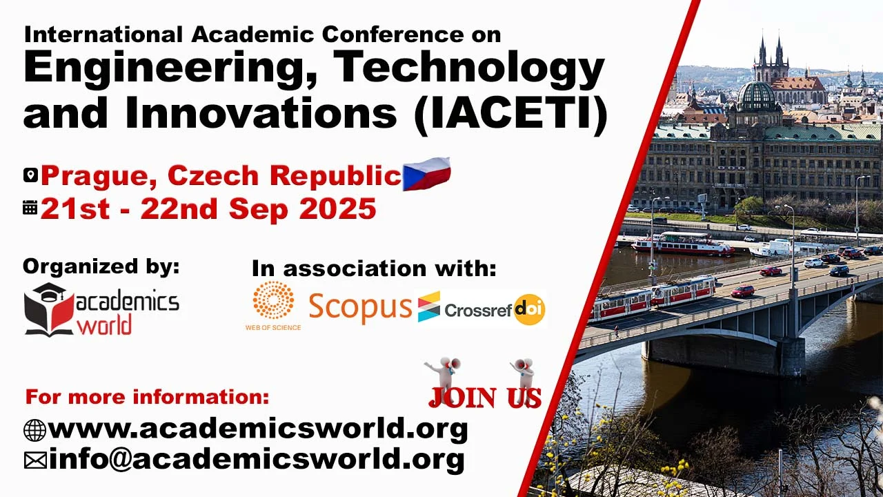 Engineering, Technology and Innovations Conference in Czech Republic